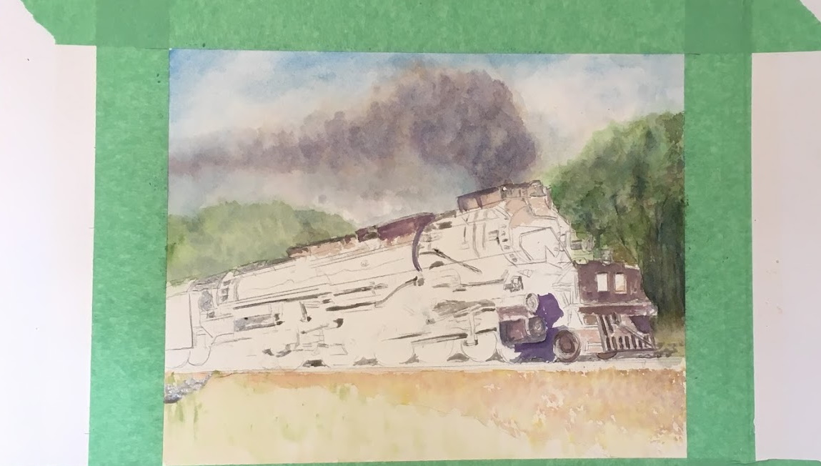 05 Sept 2019 progress on Big Boy painting